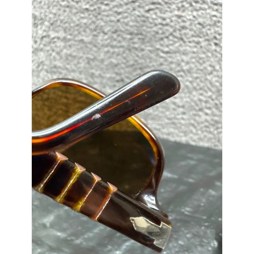 Persol 2604-S Polarized Oval-Wrap Sunglasses Tortoise 57-18 130 Italy 24/47 Rare